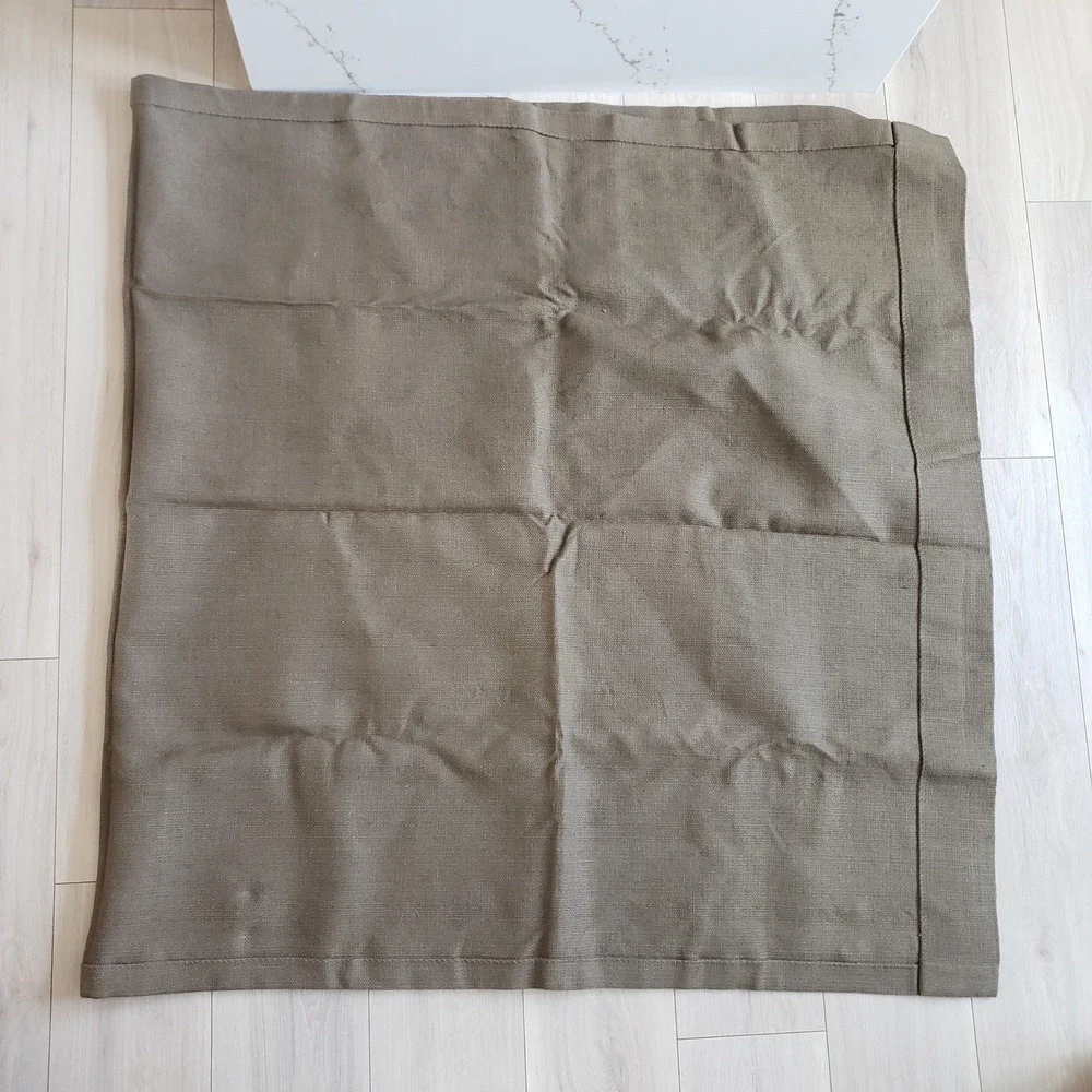 Holly Hunt Great Plains‎ Linen James Panel 56x93 Brown Upholstery Fabric